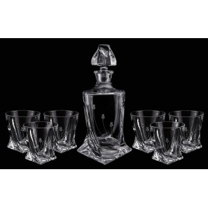 Quaro set whisky SWAROVSKI Elements 6+1