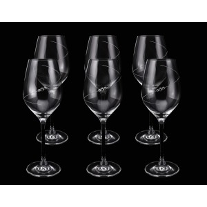 Sada pohárov SWAROVSKI Elements víno 500 ml