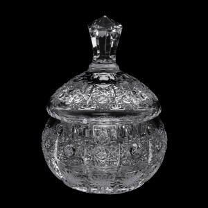 Krištáľová dóza Donna 12 cm