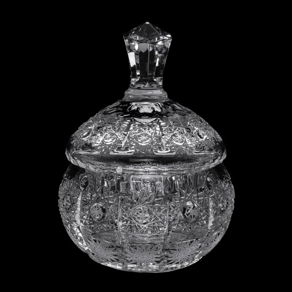 Krištáľová dóza Donna 12 cm