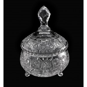 Krištáľová dóza Manu 10 cm